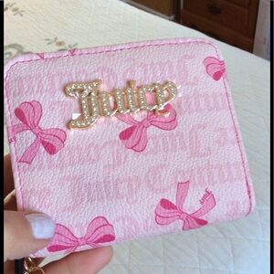 Juicy Couture pink Bow wallet